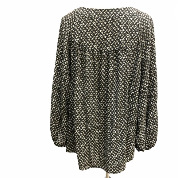 Ces Femme Boho Style Flowy Long Sleeve Plus Blouse - Picture 5 of 11